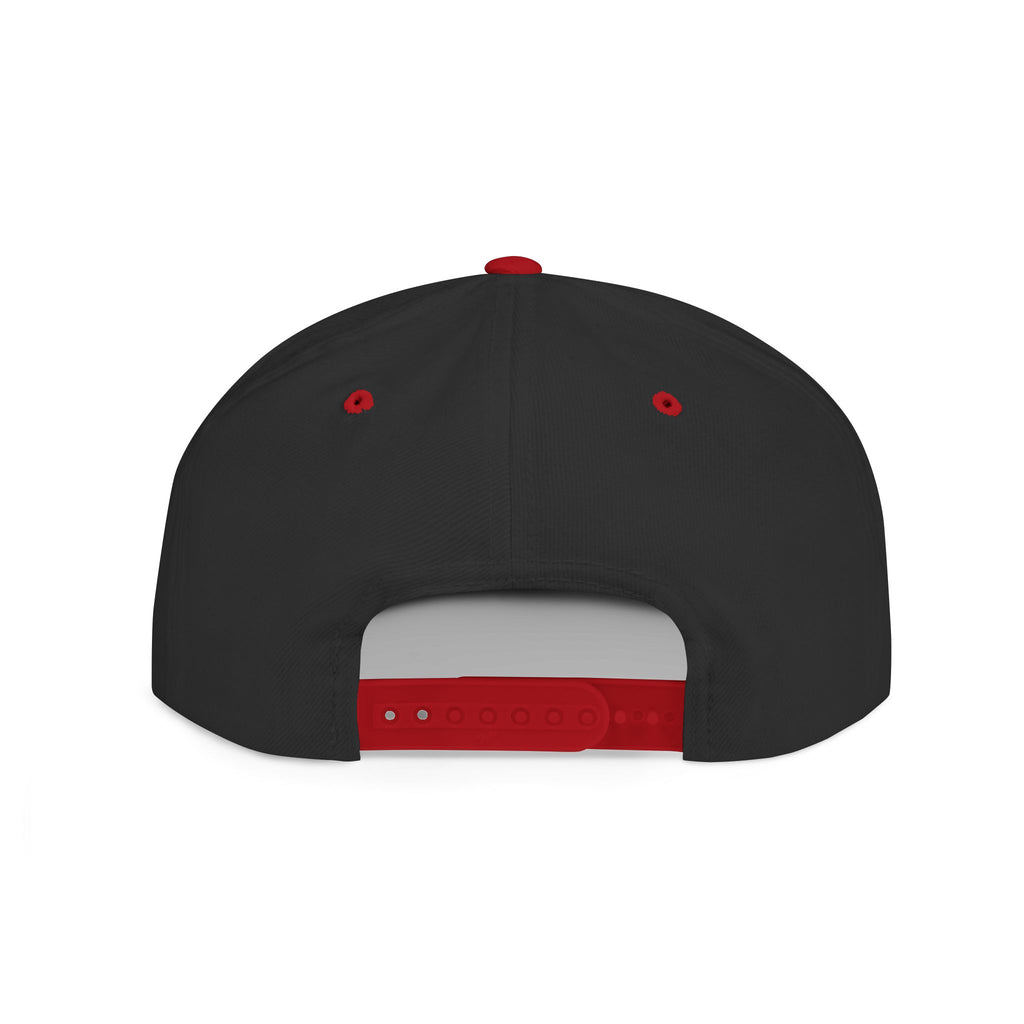 Stylish Flat Bill Snapback GP Logo Hat