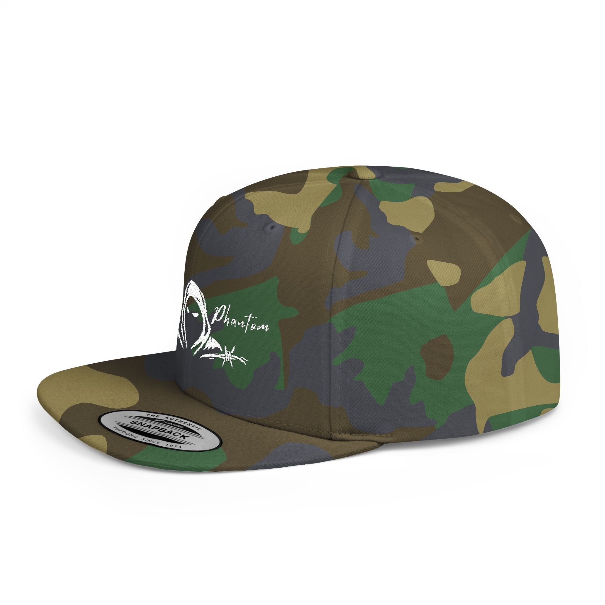 Stylish Flat Bill Snapback GP Logo Hat
