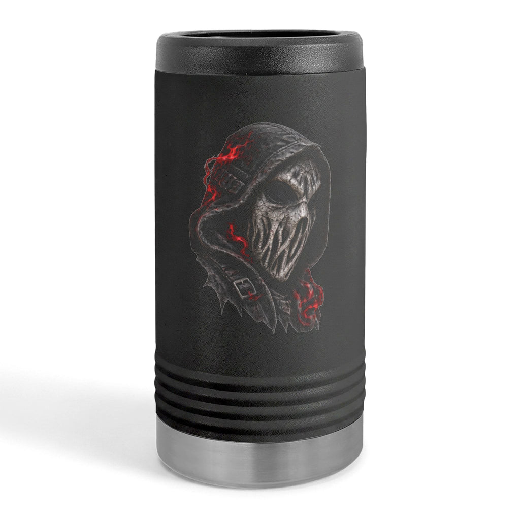 Phantom Reaper Slim Can Cooler – Georgia Phantom Skull Beverage Holder