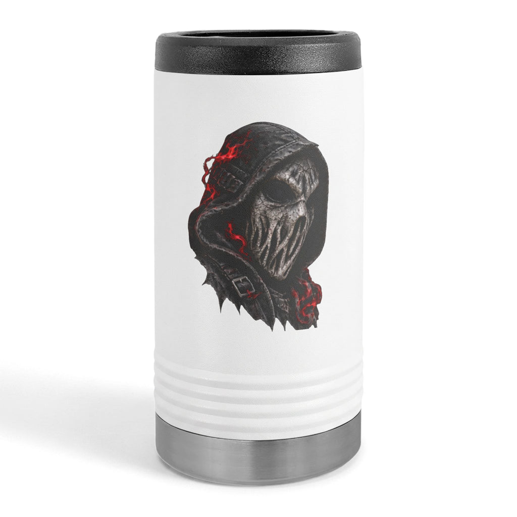 Phantom Reaper Slim Can Cooler – Georgia Phantom Skull Beverage Holder