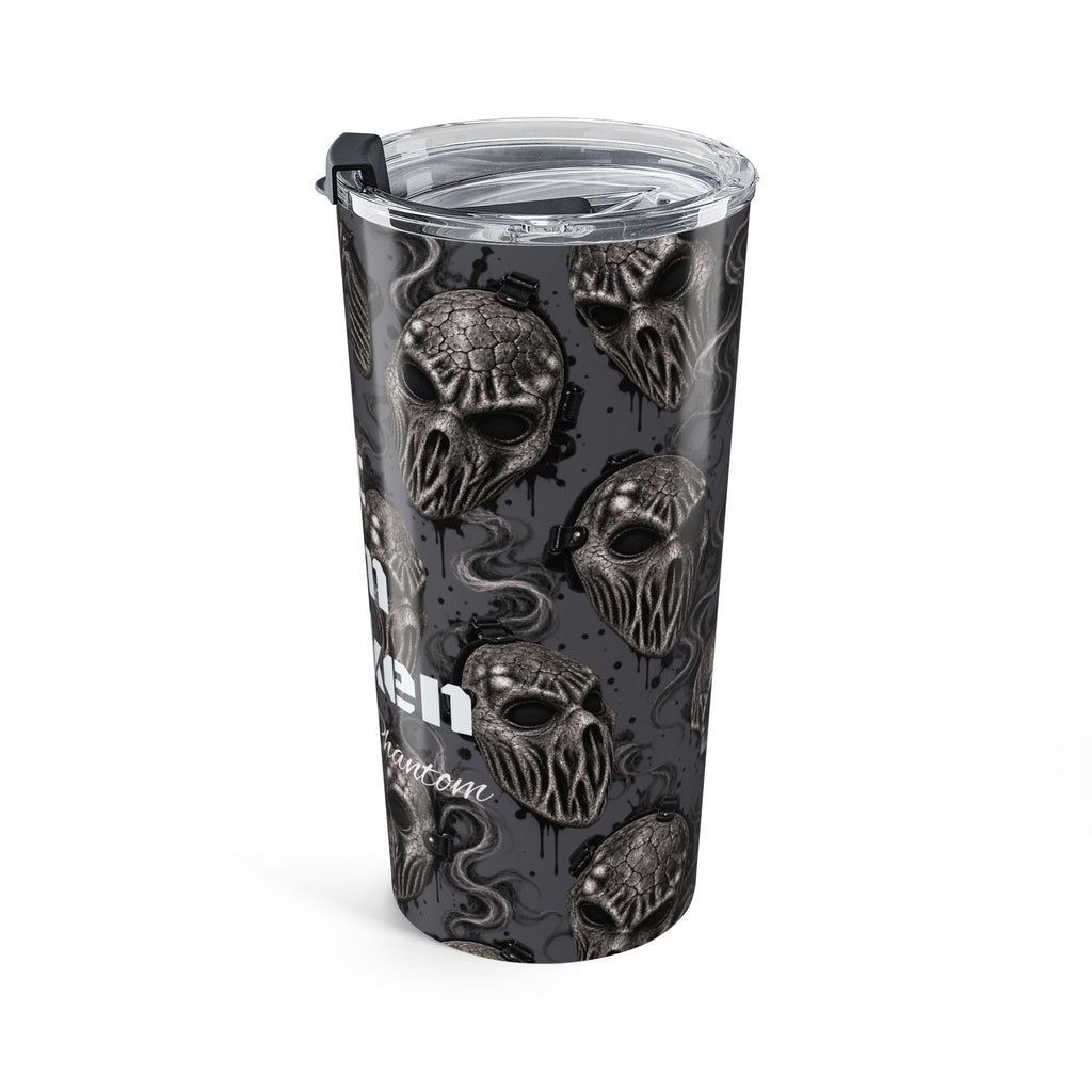 Built From Broken 20oz Tumbler – Gothic Skull Travel Mug