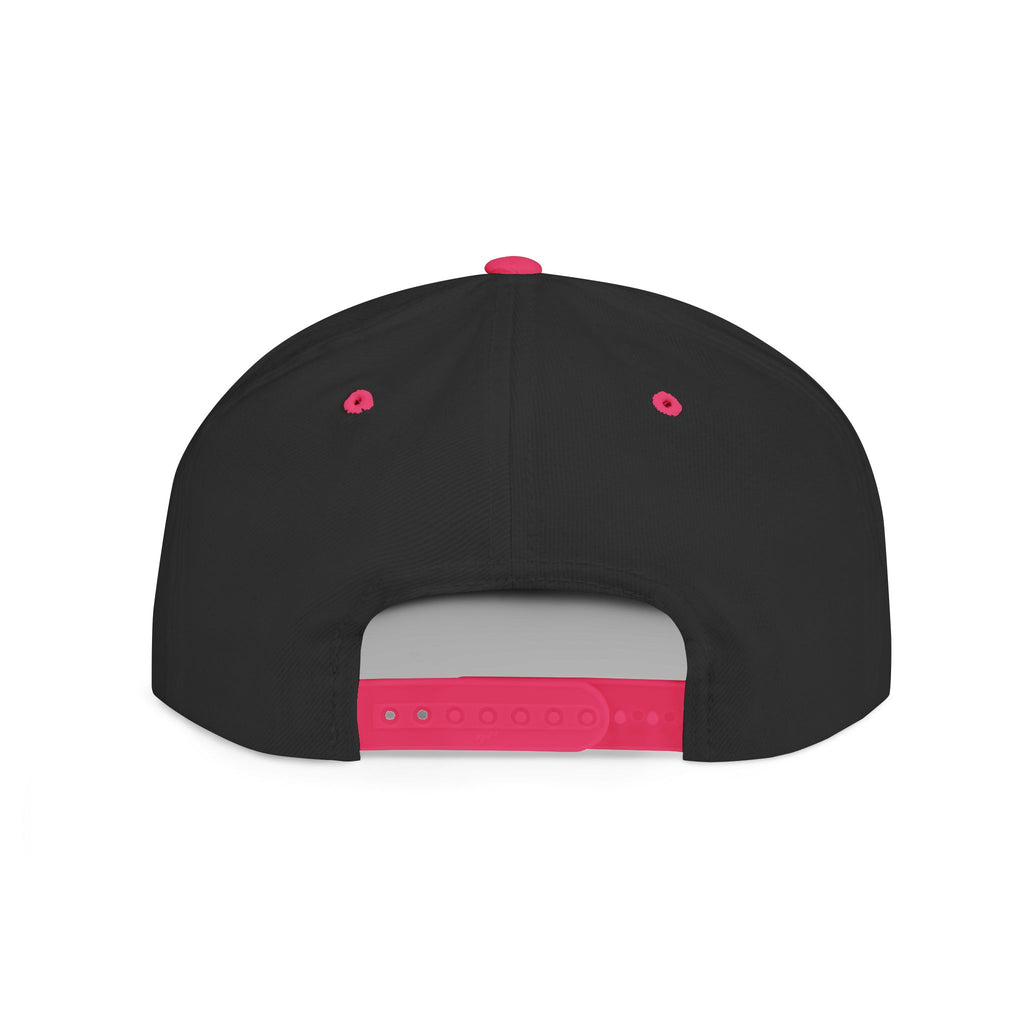 Stylish Flat Bill Snapback GP Logo Hat