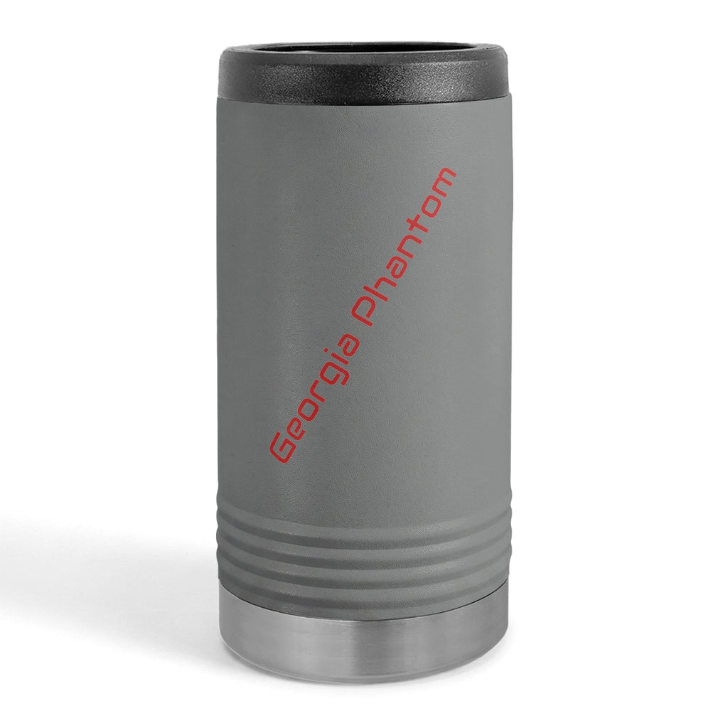 Phantom Reaper Slim Can Cooler – Georgia Phantom Skull Beverage Holder