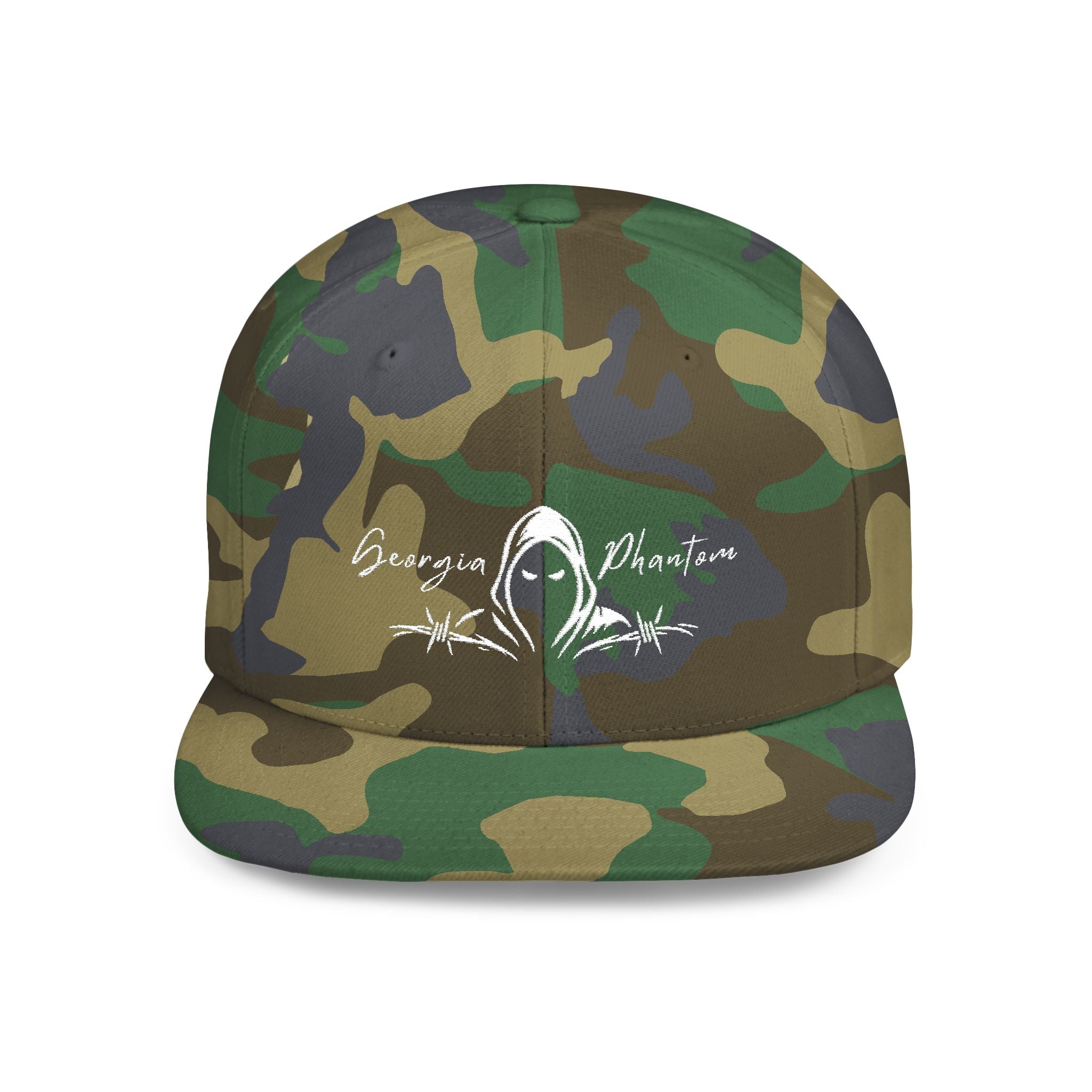Stylish Flat Bill Snapback GP Logo Hat