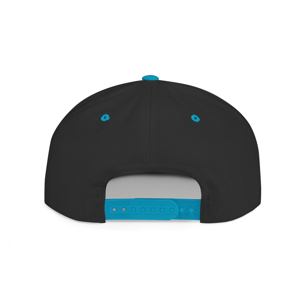 Stylish Flat Bill Snapback GP Logo Hat